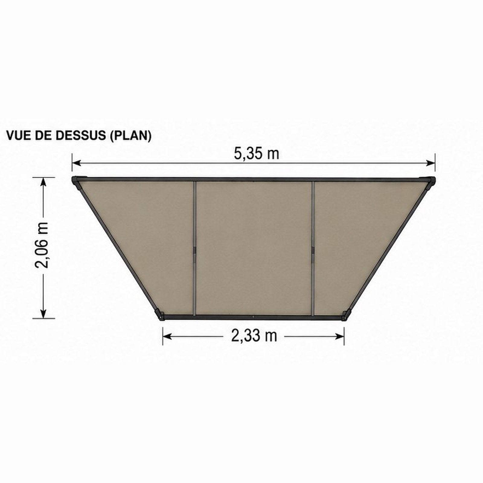 Auvent autoportant snug malaga 180° Ford Ranger – vue 4