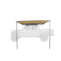 Auvent SNUG Riviera 200² – abri carré bivouac Ford Ranger 4x4 – vue 1