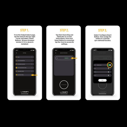 Bouton intelligent Canny LAZER – Éclairage additionnel Ford Ranger – vue 2