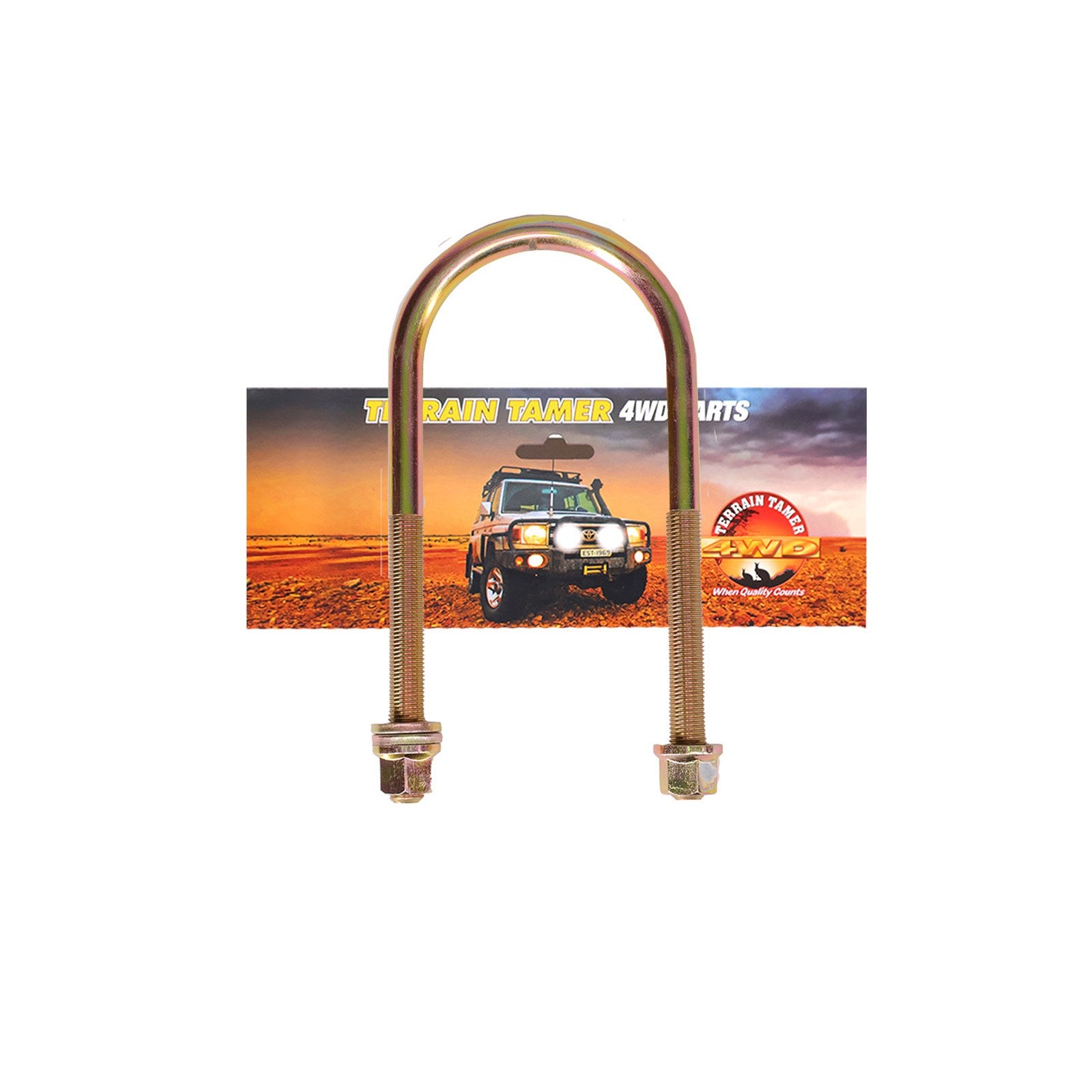 Bride de lames de suspension rond 200x88x14mm Terrain Tamer Ford Ranger
