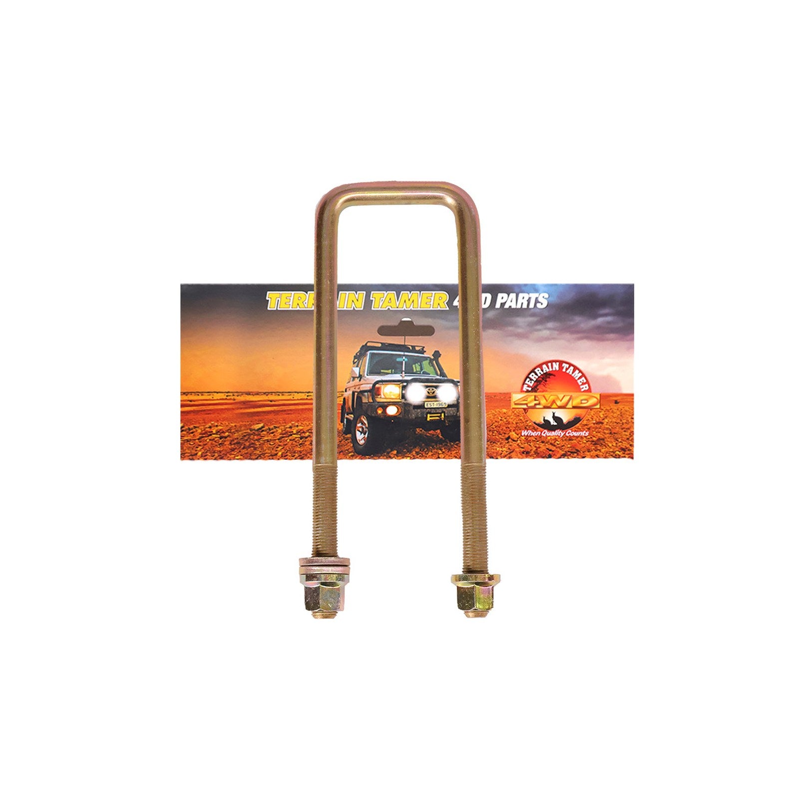 Bride lames de suspension rectangualire avant côté passager Terrain Tamer Ford Ranger