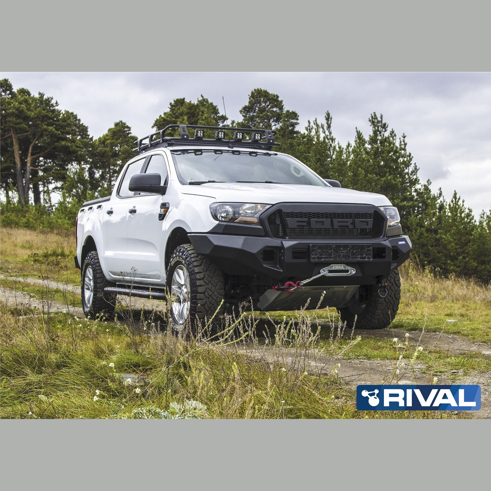 Pare-chocs avant aluminium RIVAL – Ford Ranger II à T9 (2006->) – vue 2