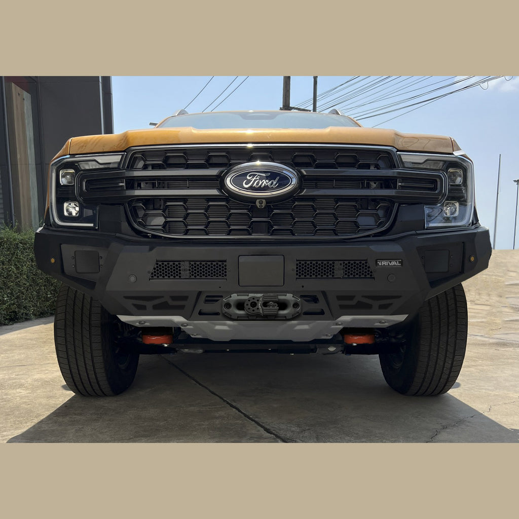 Pare-chocs avant RIVAL aluminium 6 mm usage compétition – Ford Ranger T8/T9 (2019-2023+) – vue 1