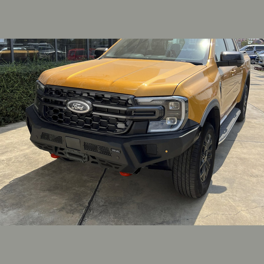 Pare-chocs avant RIVAL aluminium 6 mm usage compétition – Ford Ranger T8/T9 (2019-2023+) – vue 3