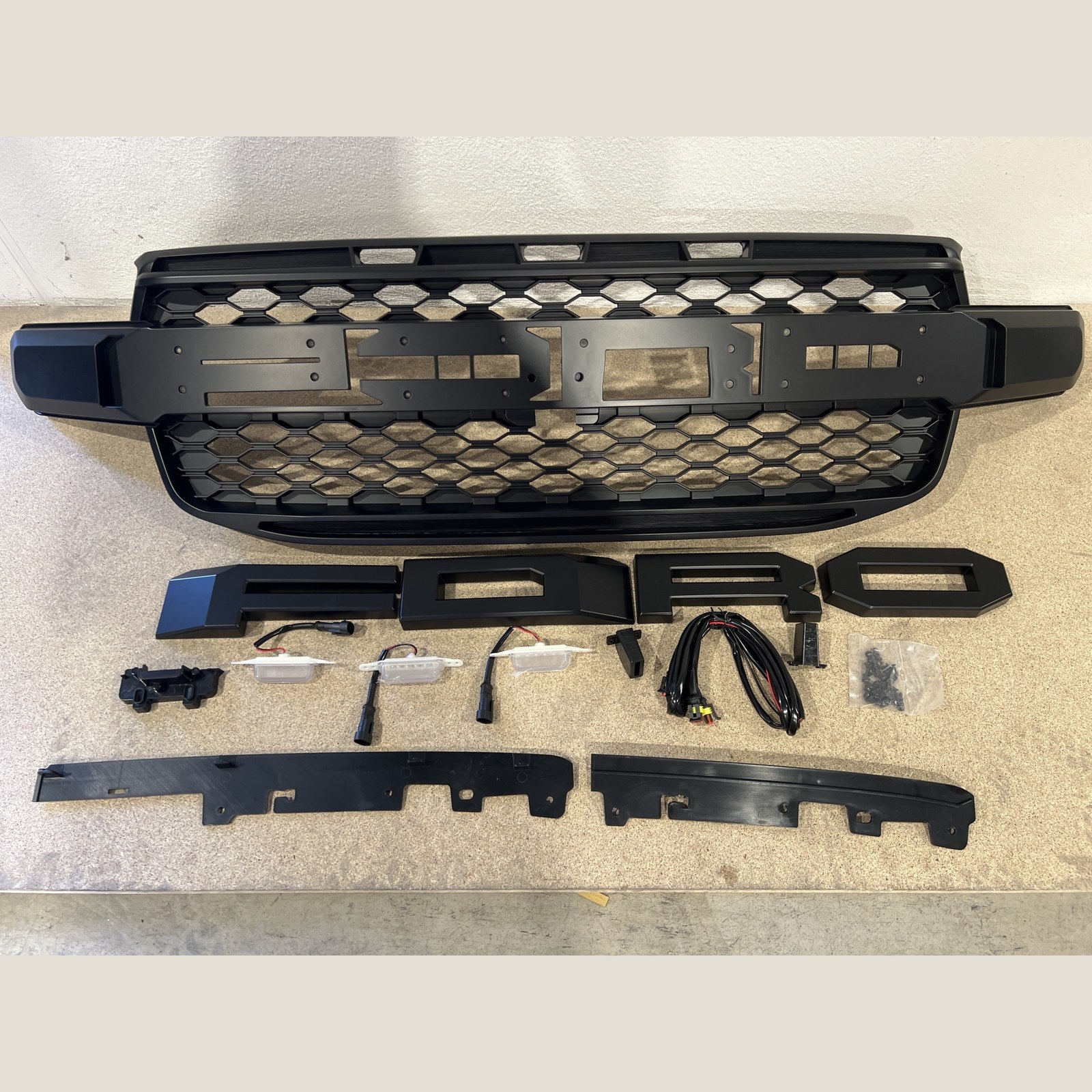 Calandre complète noire look Raptor DTC Parts – Ford Ranger T9 (2023+) – vue 1