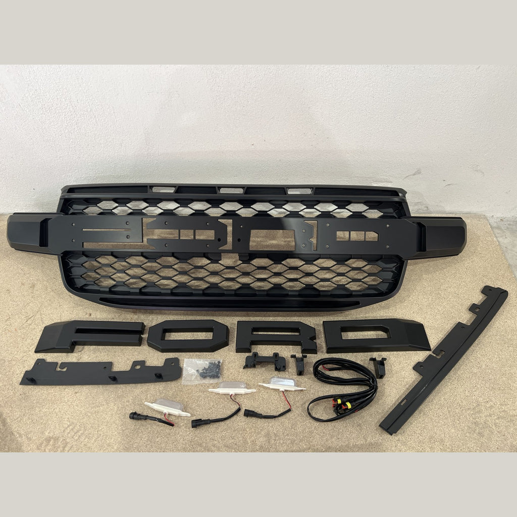 Calandre complète noire look Raptor DTC Parts – Ford Ranger Wildtrak T9W (2023+) – vue 1