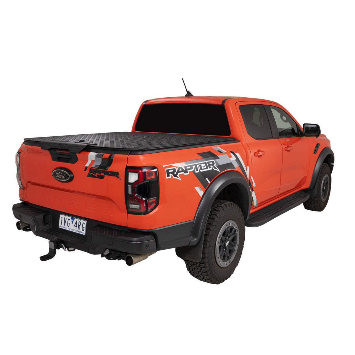 Couvre-benne aluminium rigide ARB HardLid Basic noir – Ford Ranger & Raptor T9 (2023+) double cabine – vue 4