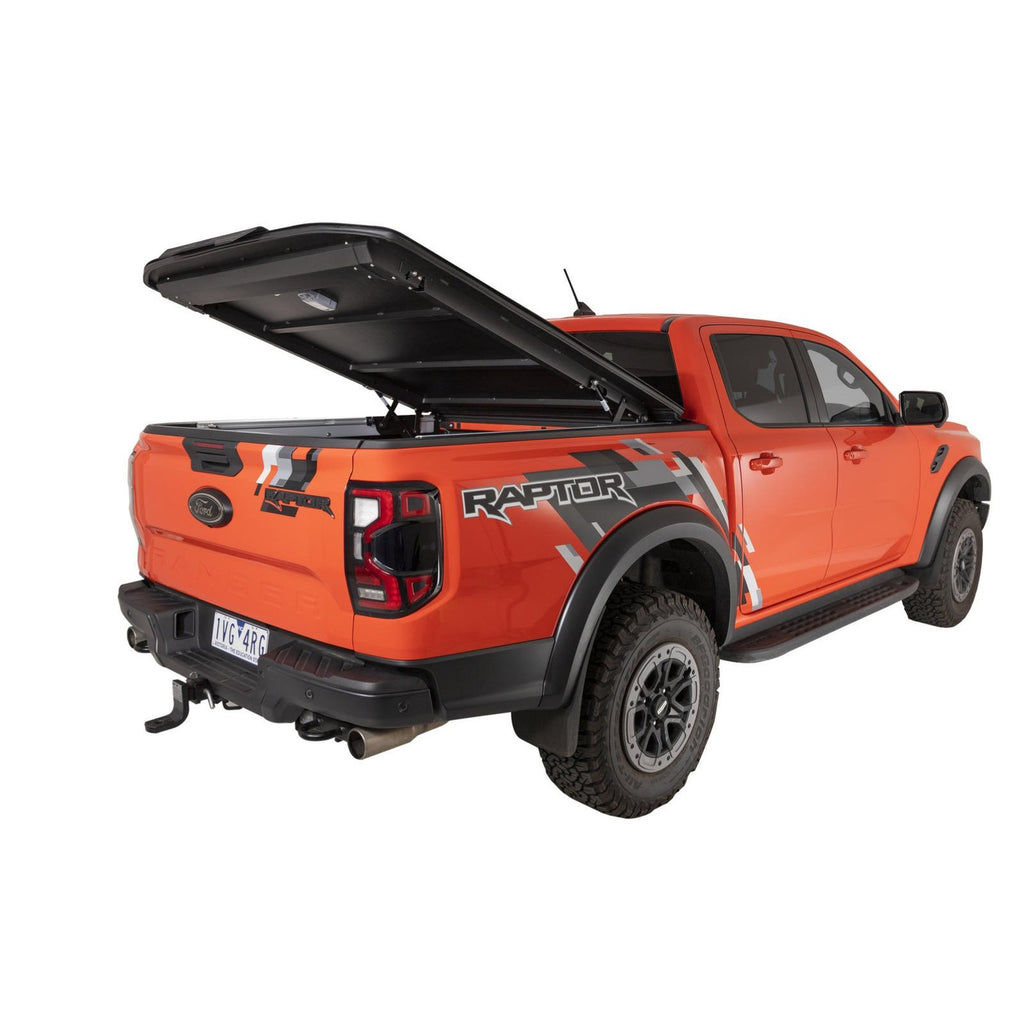 Couvre-benne aluminium rigide ARB HardLid Basic noir – Ford Ranger & Raptor T9 (2023+) double cabine – vue 5