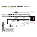 Faisceau 2 phares Linear 6 Elite + LAZER – Ford Ranger 4x4 off-road