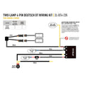 Faisceau 2 phares gamme Carbon / RP Hyperspot LAZER – Ford Ranger 4x4 – vue 1