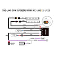 Faisceau 2 phares long ST / Linear LAZER – Ford Ranger – vue 1
