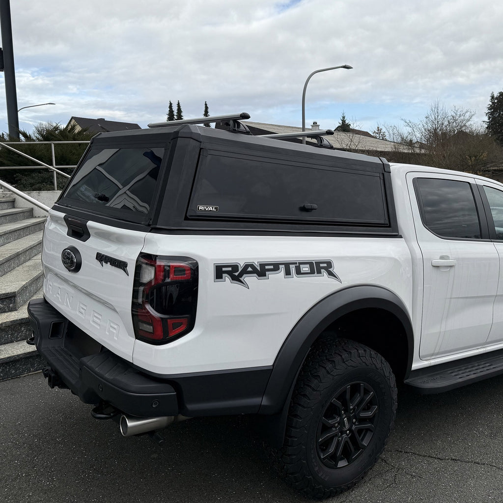 Hardtop aluminium RIVAL double cabine – Ford Ranger Raptor (2019-2023) – vue 1
