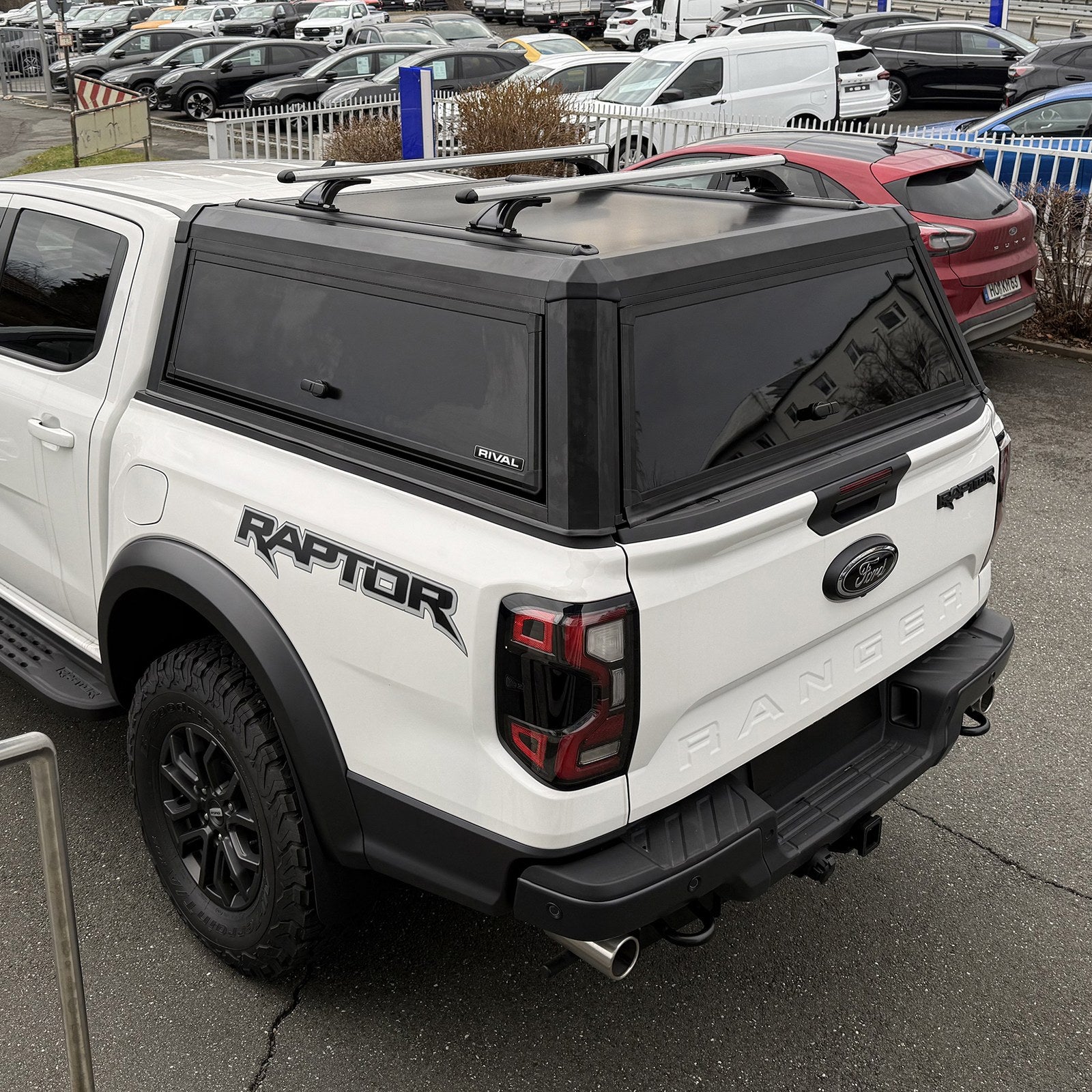 Hardtop aluminium RIVAL double cabine – Ford Ranger Raptor (2019-2023) – vue 2