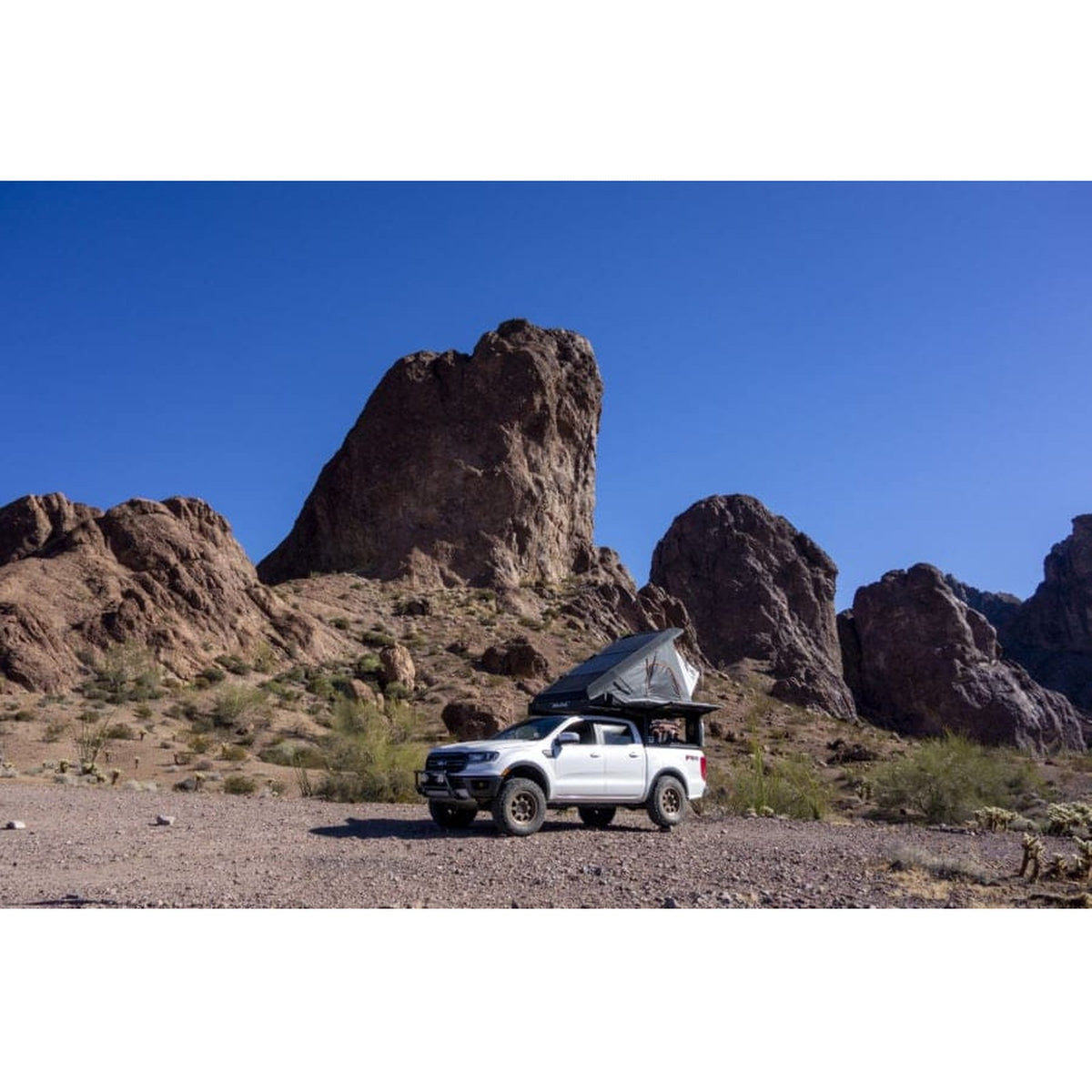 Hardtop Canopy Camper Alu-Cab à toit relevable Double cabine – Ford Ranger T9 (2023+) – vue 1