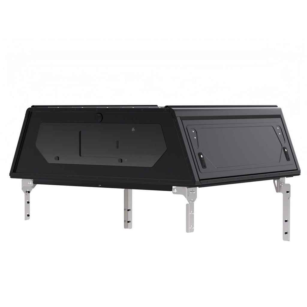 Hardtop Contour noir lisse sans fenêtre latérale Double cabine Alu-Cab – Ford Ranger T9 (2023+) – vue 2