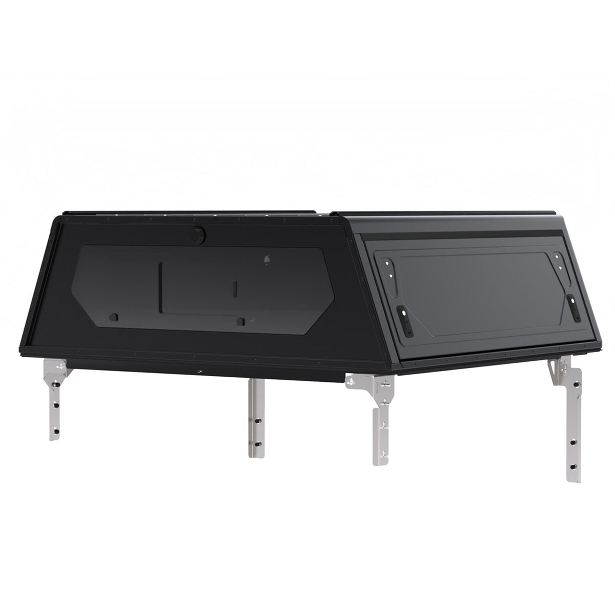 Hardtop Contour noir lisse sans fenêtre latérale Double cabine Alu-Cab – Ford Ranger T9 (2023+) – vue 2