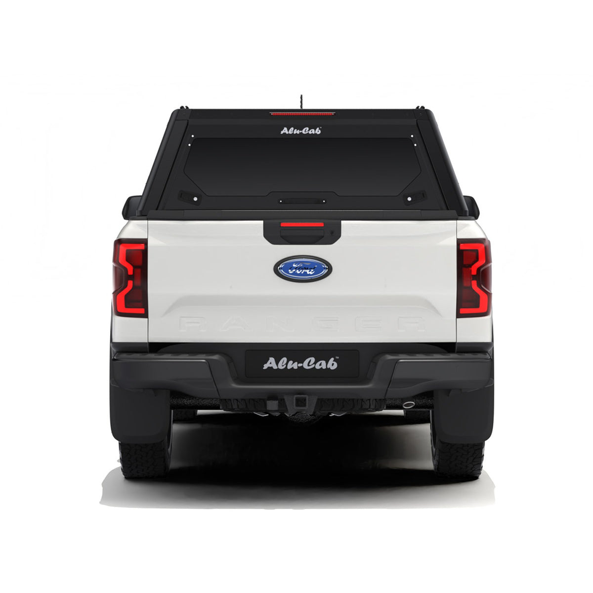 Hardtop Contour noir lisse sans fenêtre latérale Double cabine Alu-Cab – Ford Ranger T9 (2023+) – vue 6