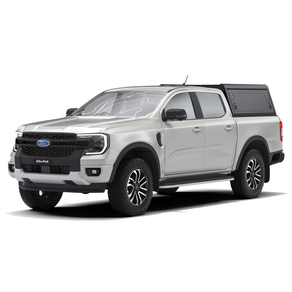 Hardtop Contour noir lisse sans fenêtre latérale Double cabine Alu-Cab – Ford Ranger T9 (2023+) – vue 7