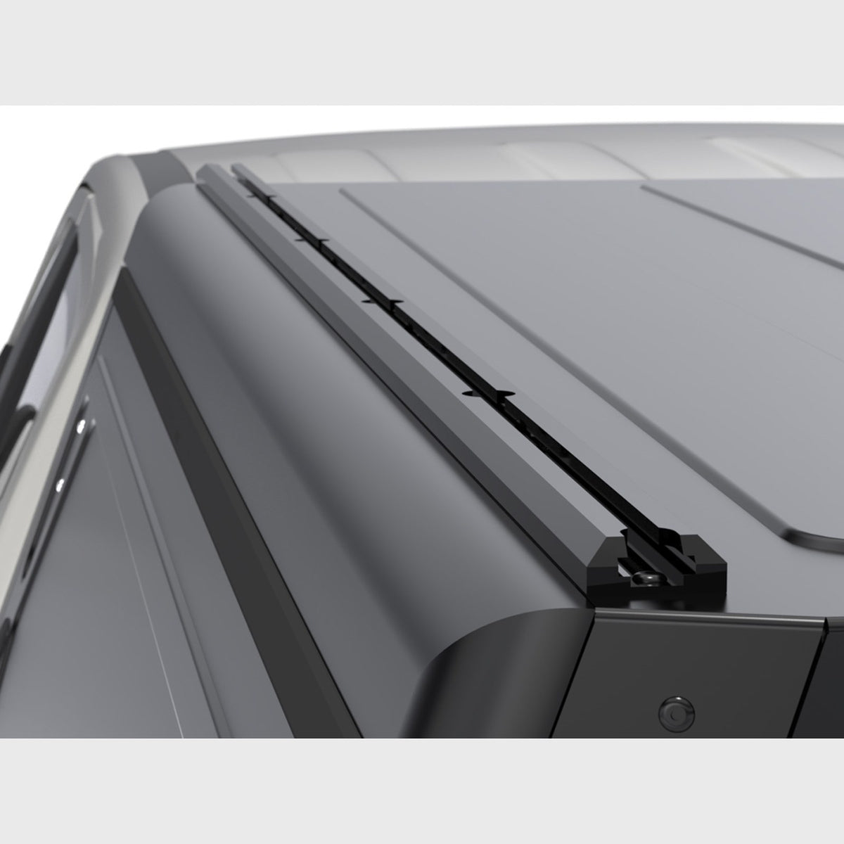 Hardtop Contour noir lisse sans fenêtre latérale Double cabine Alu-Cab – Ford Ranger T9 (2023+) – vue 9
