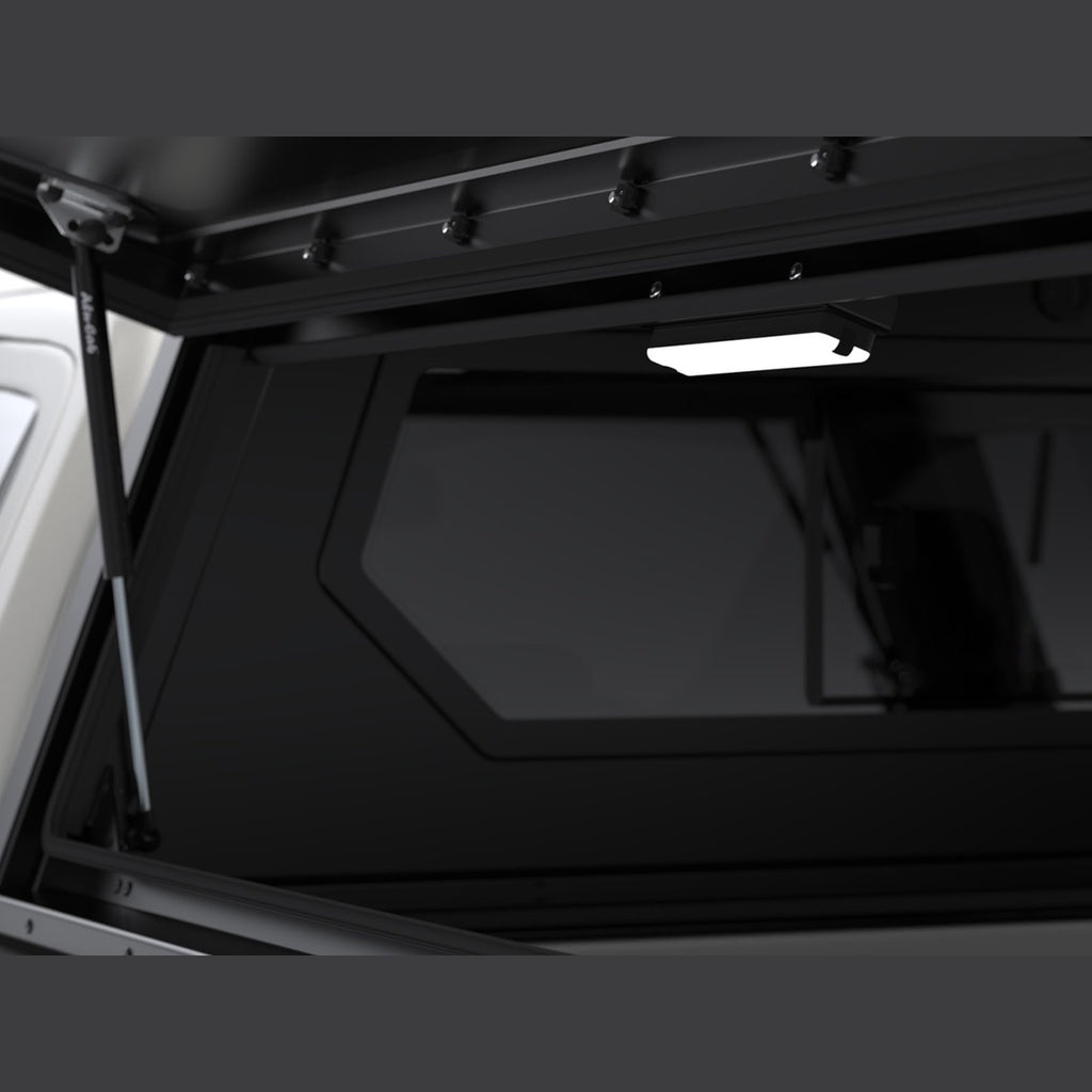 Hardtop Contour noir lisse sans fenêtre latérale Double cabine Alu-Cab – Ford Ranger T9 (2023+) – vue 11