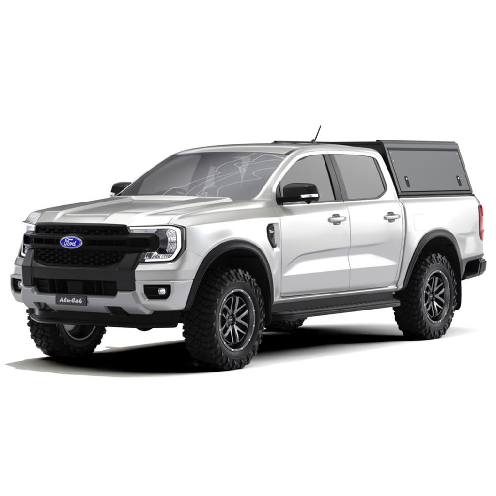 Hardtop Explorer Guard noir lisse aluminium Double cabine Alu-Cab – Ford Ranger T9 (2023+) – vue 7