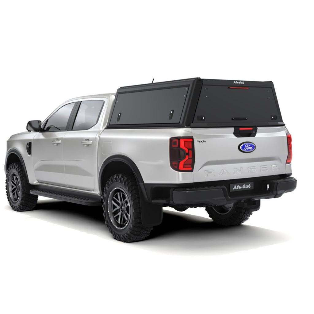 Hardtop Explorer Guard noir strié aluminium Double cabine Alu-Cab – Ford Ranger T9 (2023+) – vue 4
