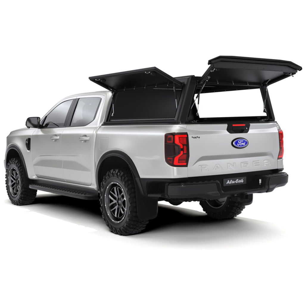 Hardtop Explorer Guard noir strié aluminium Double cabine Alu-Cab – Ford Ranger T9 (2023+) – vue 5