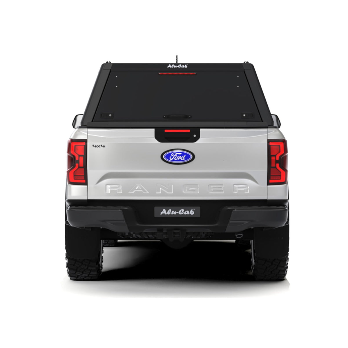 Hardtop Explorer Guard noir strié aluminium Double cabine Alu-Cab – Ford Ranger T9 (2023+) – vue 6