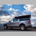 Hardtop Explorer noir lisse aluminium Double cabine Alu-Cab – Ford Ranger T9 (2023+) – vue 1