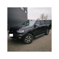 Hardtop Explorer noir strié aluminium Double cabine Alu-Cab – Ford Ranger T6/T7/T8 (2012-2022) – vue 1