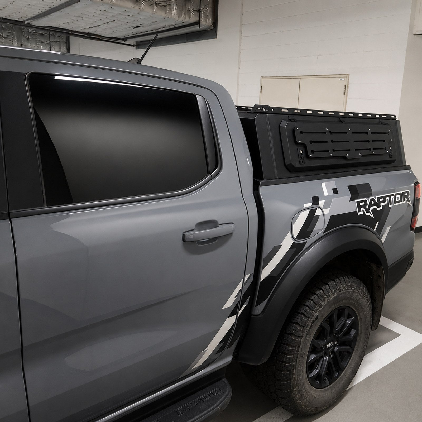 Hardtop Slim aluminium Pickup-FRA – Ford Ranger & Raptor – vue 3