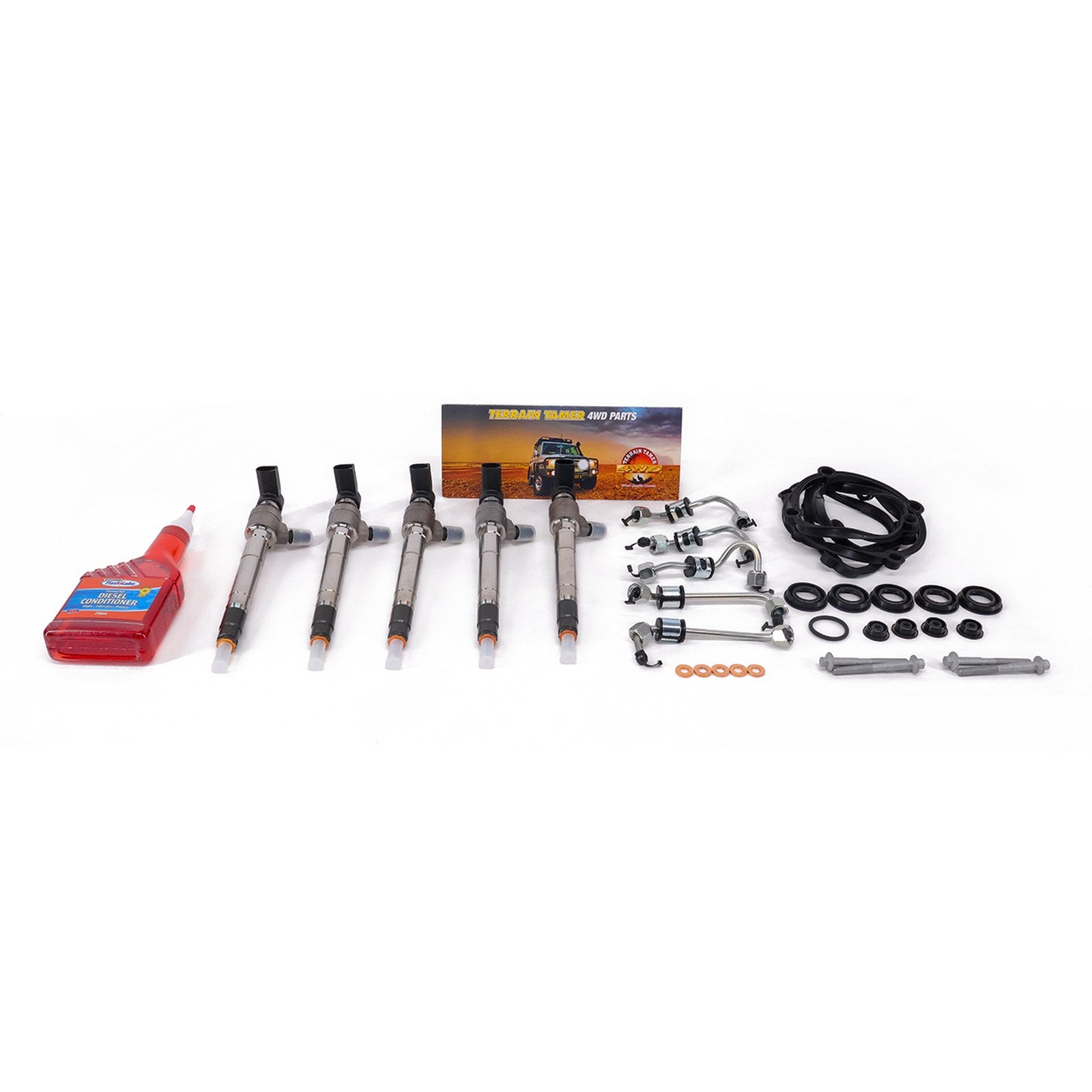 Injector kit p5at Ford Mazda inc.injectors gsk seals pipes Terrain Tamer Ford Ranger