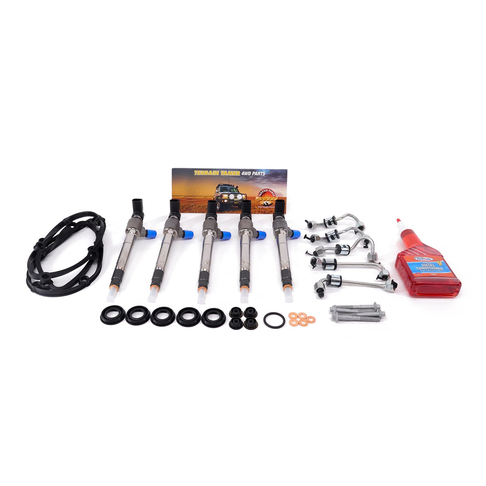 Injector kit p5at Ford Mazda inc.injectors gsk seals pipes Terrain Tamer Ford Ranger