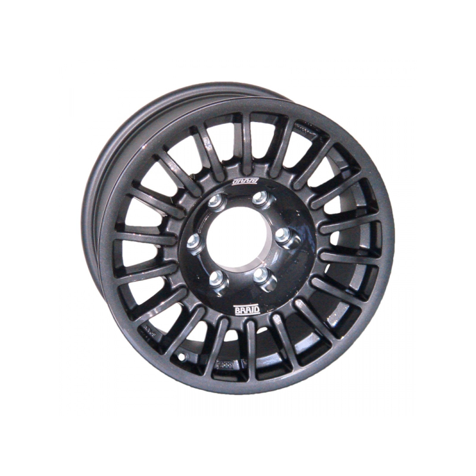 Jante alu Braid Winrace T grise 7x16 6x139,7 ET+15 – Ford Ranger T6/T7/T8
