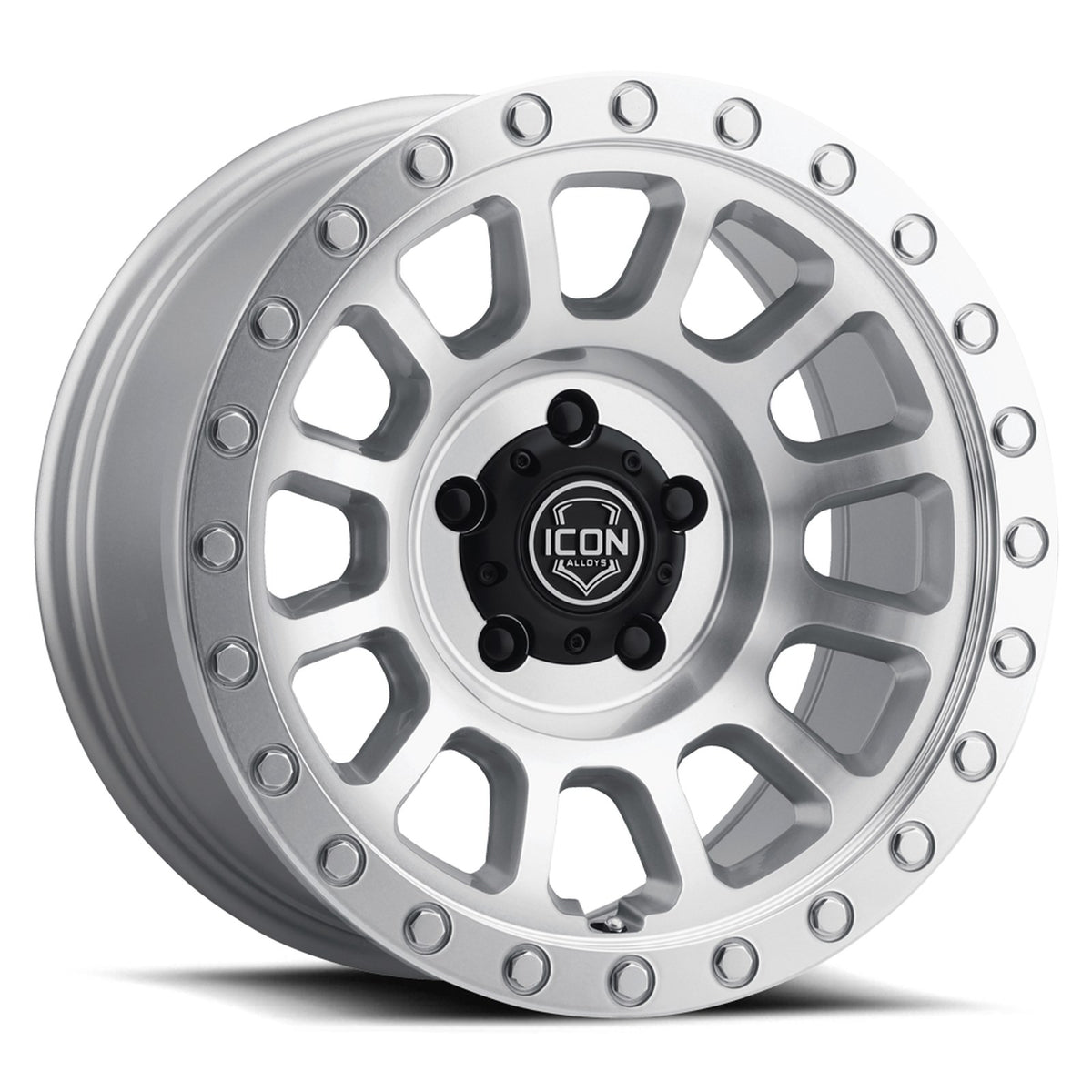 Icon Alloys Hulse Argent usiné – jante 6x139,7 Ford Ranger