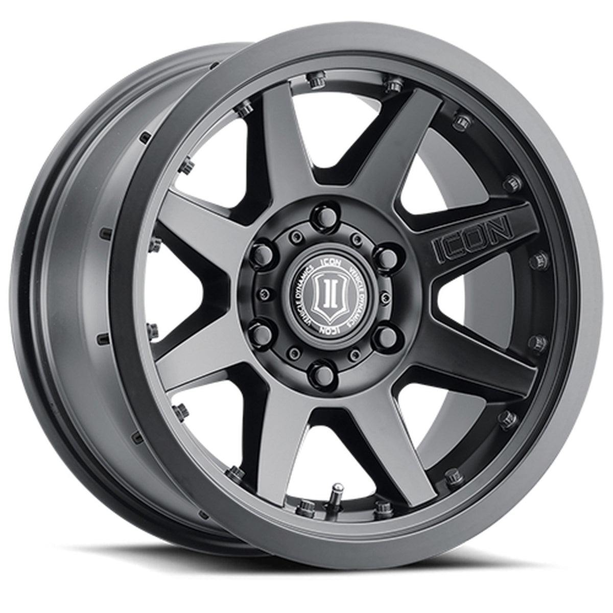 Icon Alloys Rebound Pro Noir mat – jante 6x139,7 Ford Ranger