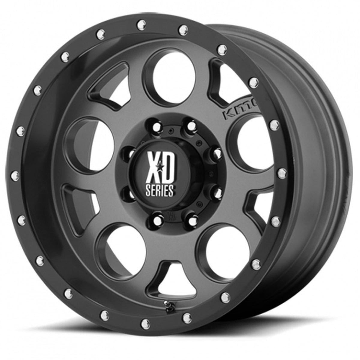 KMC XD126 Gris mat – jante 6x139,7 Ford Ranger