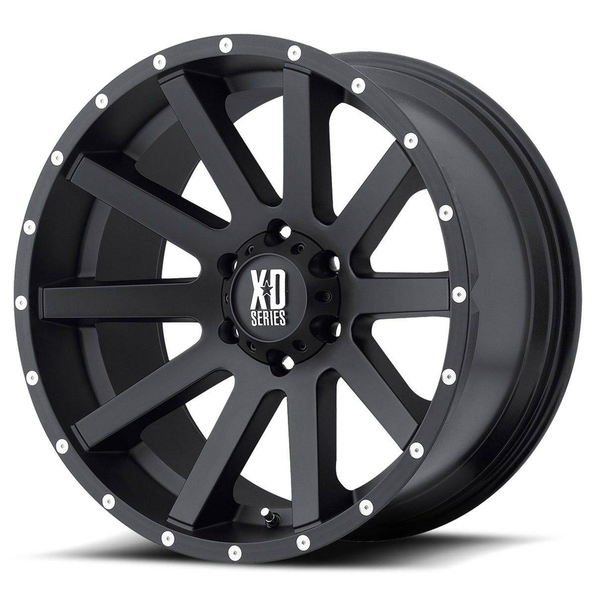 KMC XD818 Heist Noir mat – jante 6x139,7 Ford Ranger