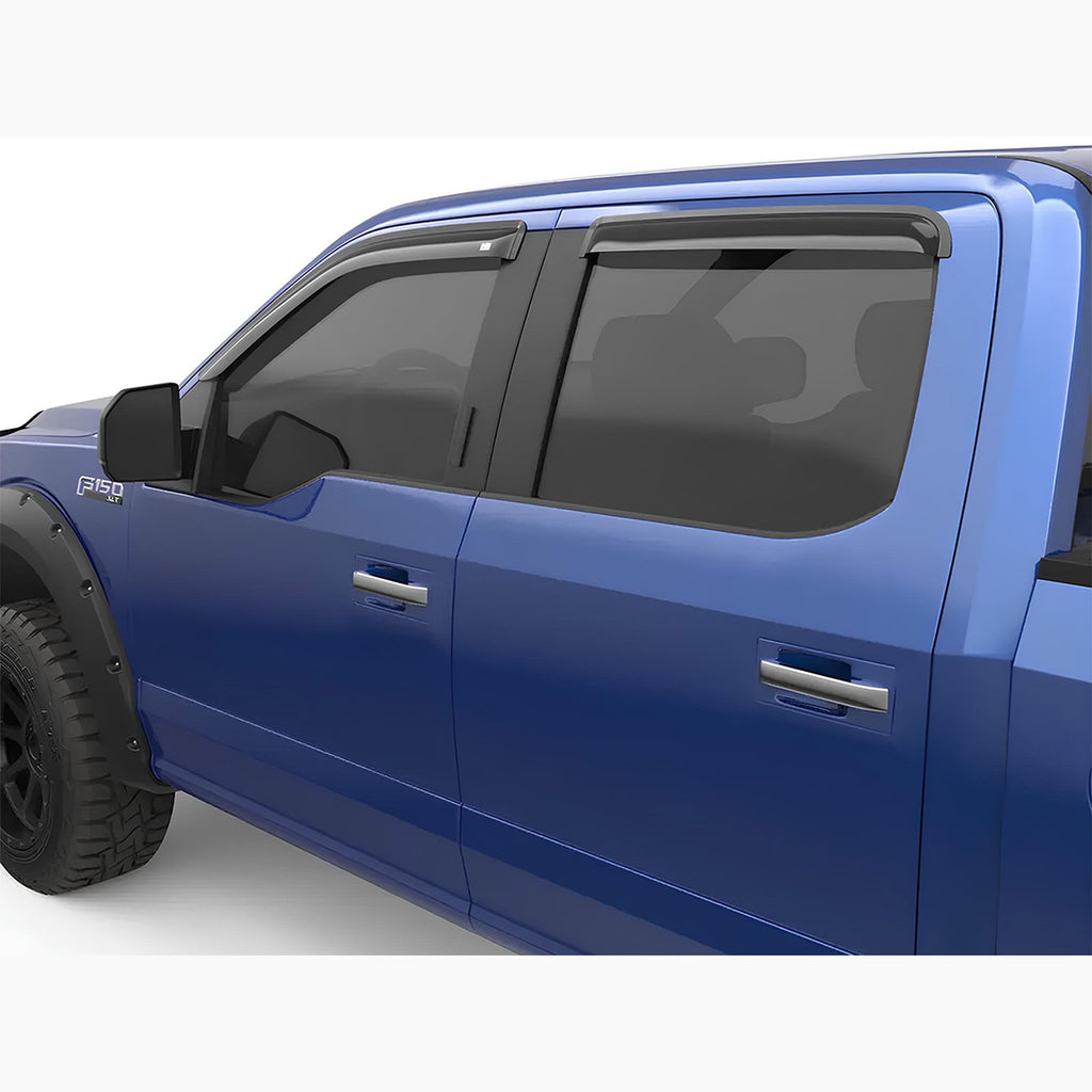 Jeu 4 déflecteurs de vitre avant et arrière EGR à coller – Ford Ranger T6/T7 (2012-2019) – vue 2