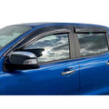 Jeu 4 déflecteurs de vitre avant et arrière Airplex – Ford Ranger T6/T7/T8 (2012-2023) – vue 1