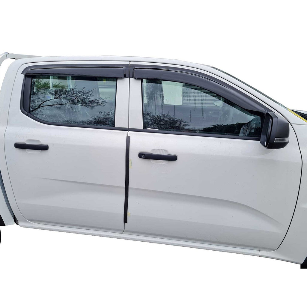 Jeu 4 déflecteurs de vitre avant et arrière Airplex – Ford Ranger T6/T7/T8 (2012-2023) – vue 3