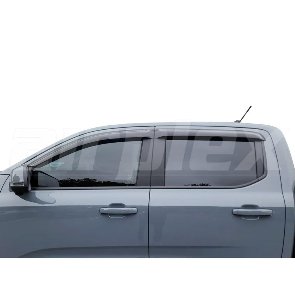 Jeu 4 déflecteurs de vitre teintés Airplex – Ford Ranger T9 & Raptor (2023+) – vue 2