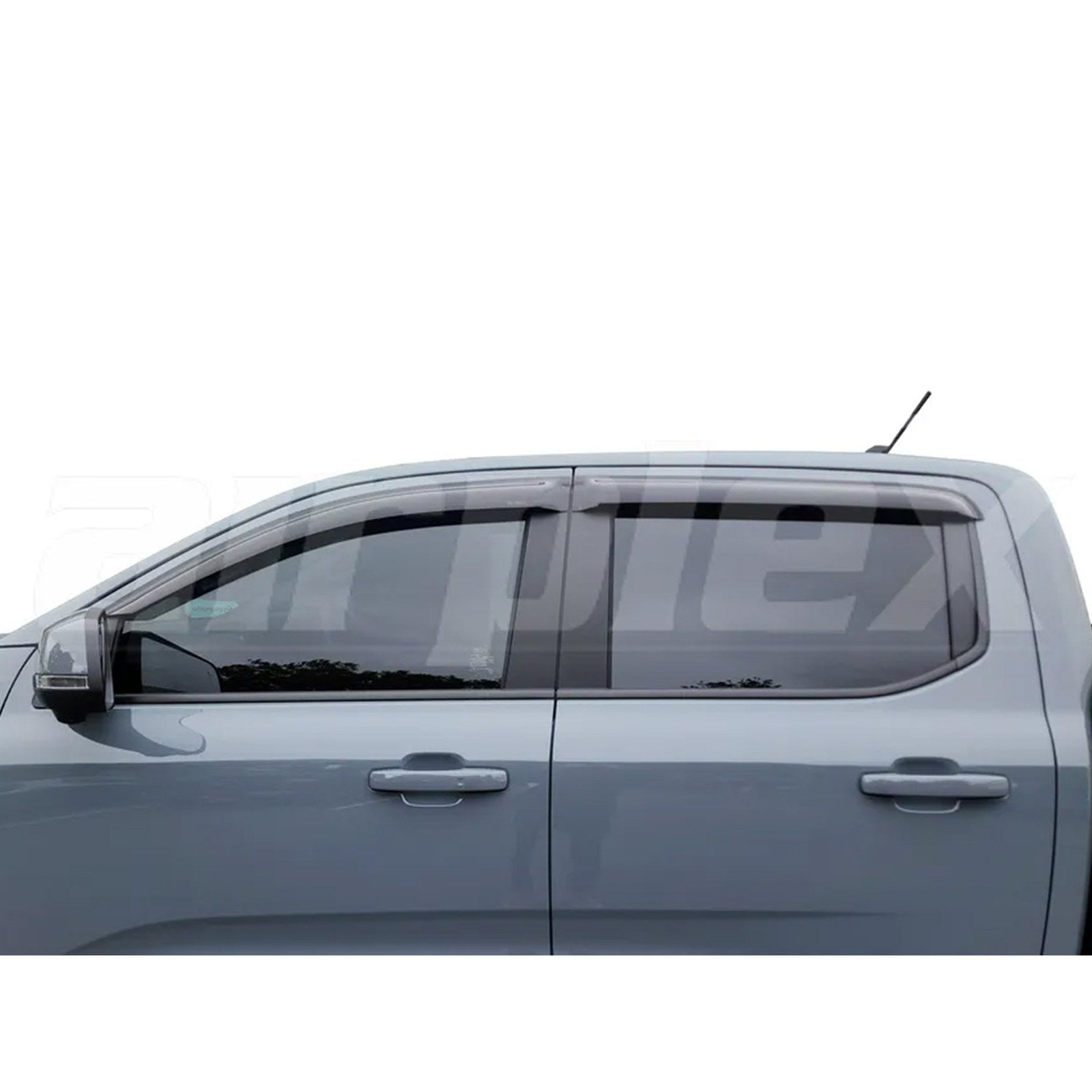 Jeu 4 déflecteurs de vitre teintés Airplex – Ford Ranger T9 & Raptor (2023+) – vue 2