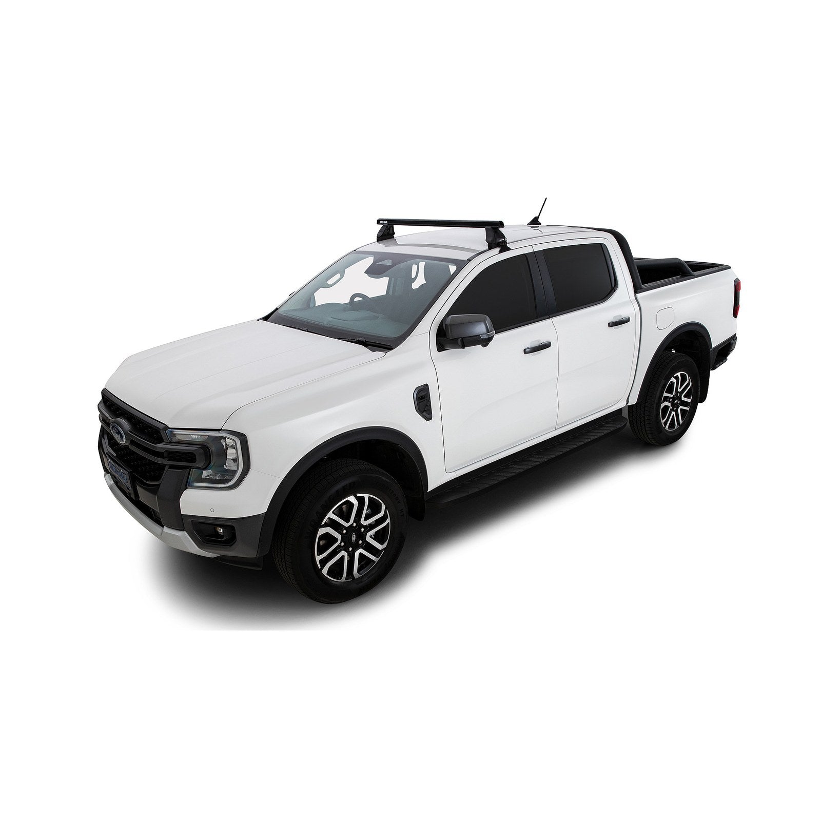 Kit 1 barre de toit avant Heavy Duty 1250mm série 2500 Rhino-Rack – Ford Ranger T9 & Raptor (2023+) – vue 3
