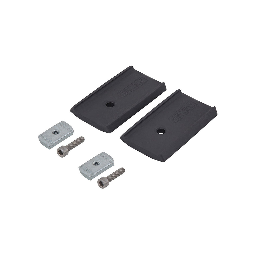 Kit 2 adaptateurs 5mm Quick Mount HD pieds RLT600/RCH/RCL Rhino Rack – Ford Ranger II à Raptor – vue 1