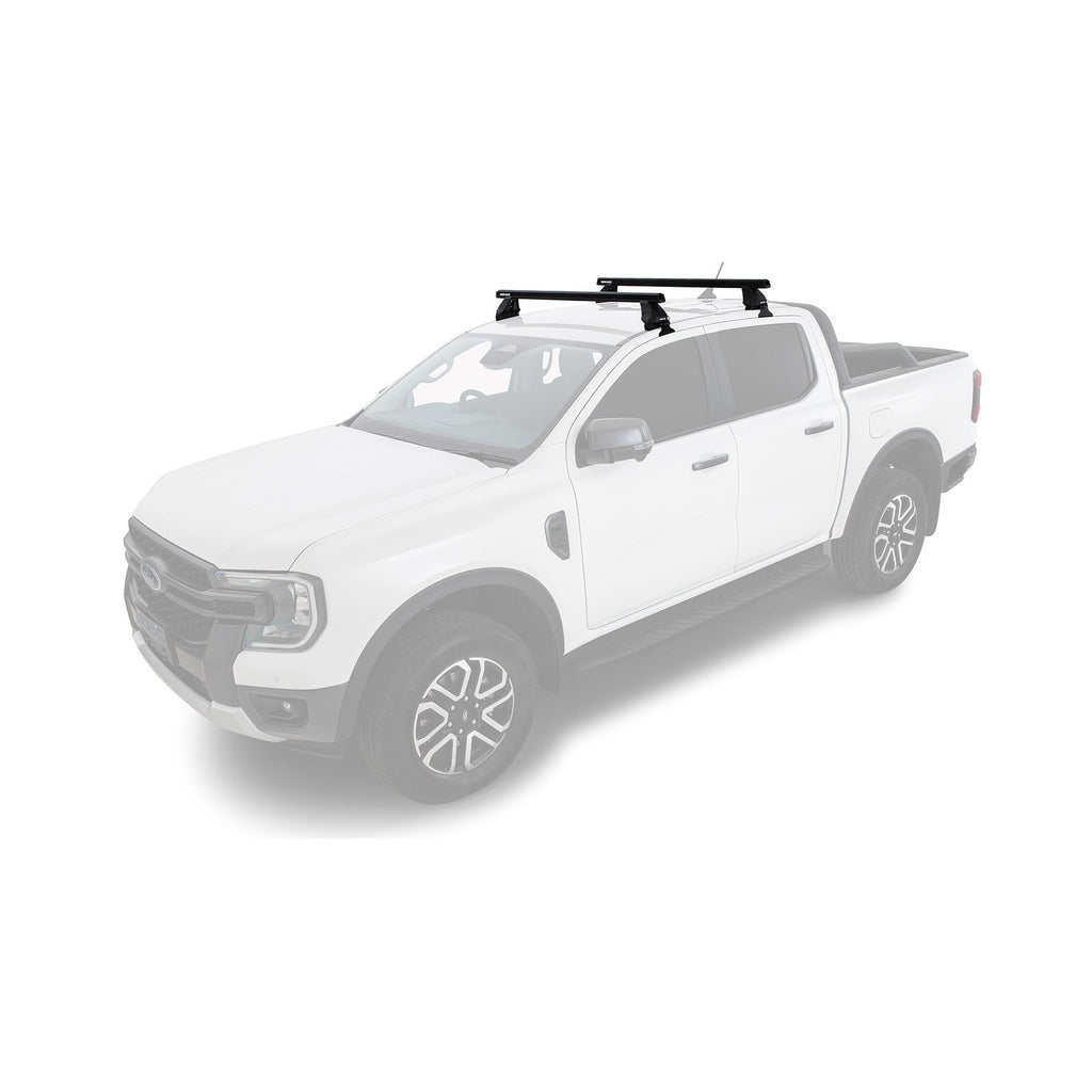 Kit 2 barres de toit Heavy Duty 1250mm série 2500 Rhino-Rack – Ford Ranger T9 & Raptor (2023+) – vue 3