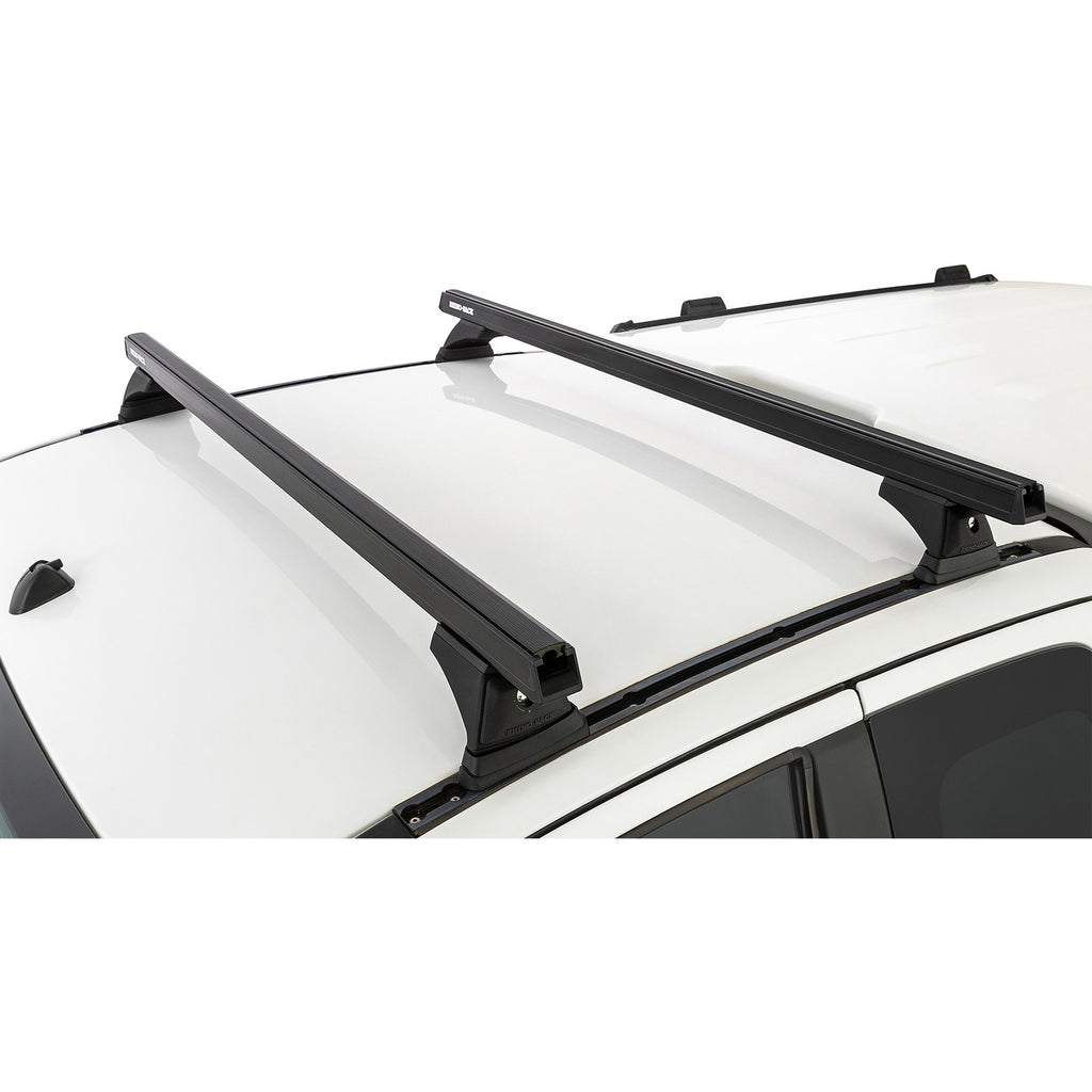Kit 2 barres de toit Heavy Duty noires 1250mm RCH Rhino-Rack – Ford Ranger & Raptor – vue 4