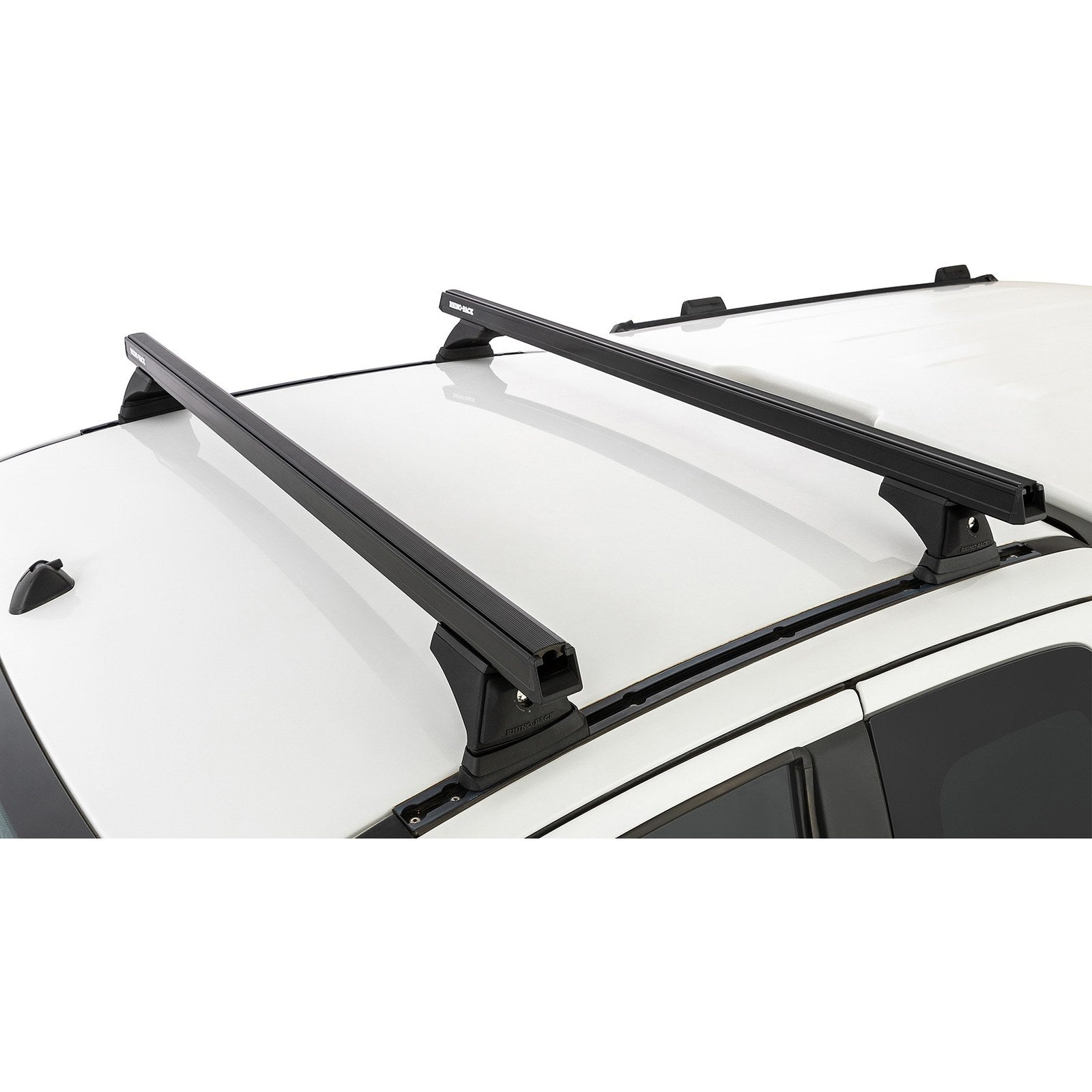 Kit 2 barres de toit Heavy Duty noires 1250mm RCH Rhino-Rack – Ford Ranger & Raptor – vue 4
