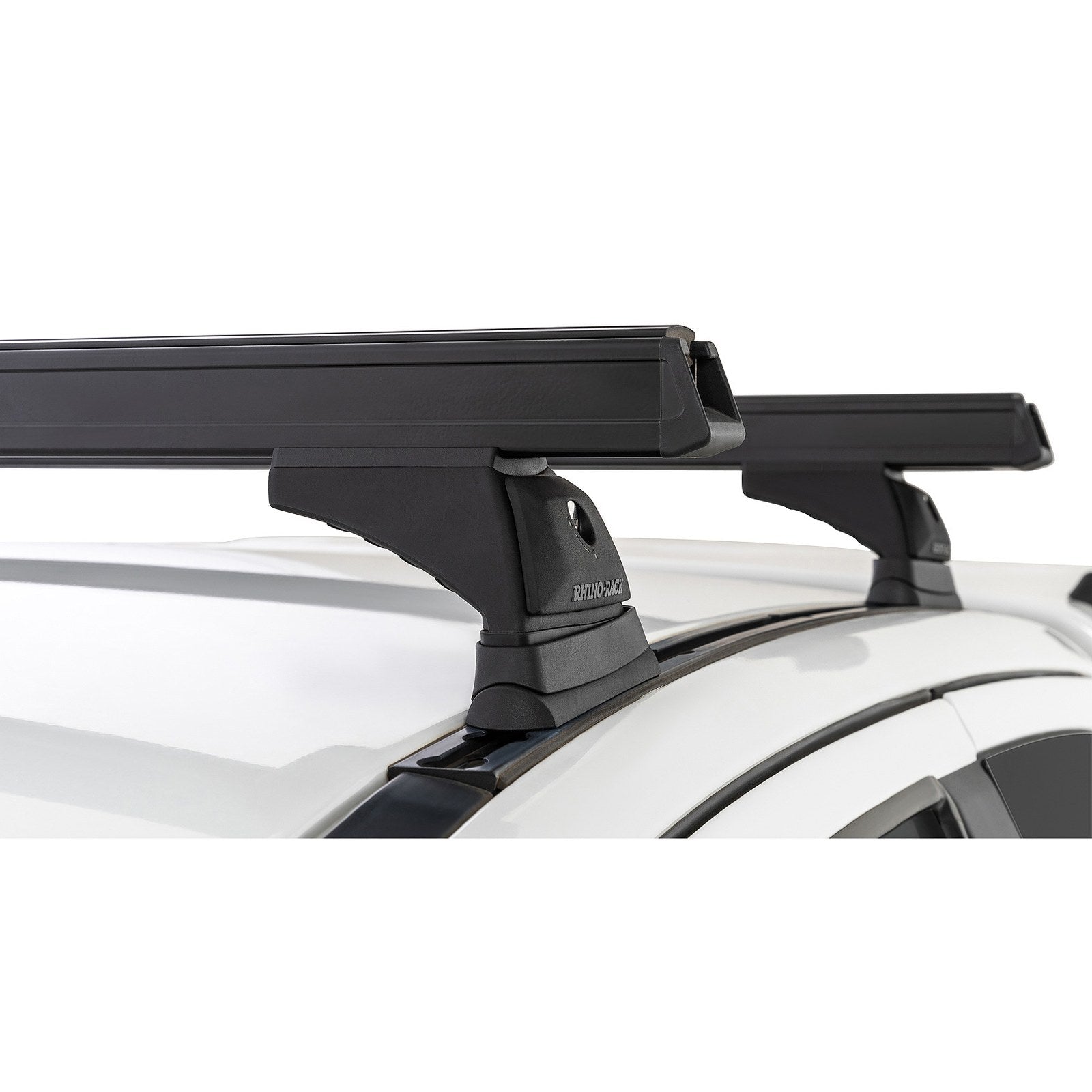 Kit 2 barres de toit Heavy Duty noires 1250mm RCH Rhino-Rack – Ford Ranger & Raptor – vue 5