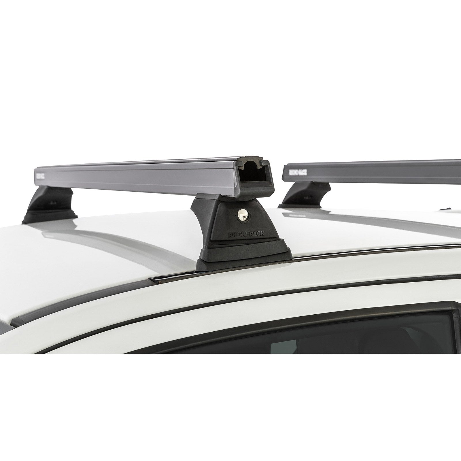 Kit 2 barres de toit Heavy Duty noires 1250mm RCH Rhino-Rack – Ford Ranger & Raptor – vue 6